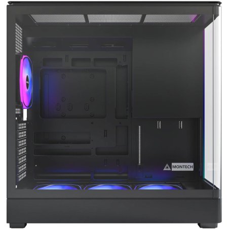 Компьютерный корпус Montech Heritage PRO (B) черный без БП mATX 5x120мм 2x140мм 2xUSB3.0 audio bott PSU