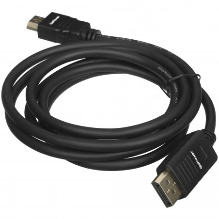 Кабель GOPOWER DISPLAYPORT-HDMI 1.8M 00-00027493 черный