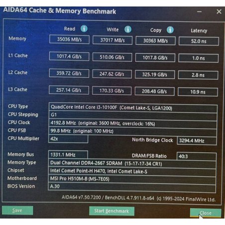 Оперативная память Kingston ValueRAM, DDR4, 8Gb (1x8Gb), 3200MHz, CL22, DIMM