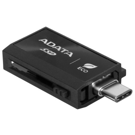 Внешний SSD ADATA SC730, 512 Gb, USB 3.2 Gen 2 Type-A/Type-C, R/W 600/600, черный