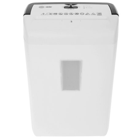 Шредер Cactus CS-SH-C5 белый (секр.P-4) фрагменты 10лист. 21лтр. скрепки скобы пл.карты