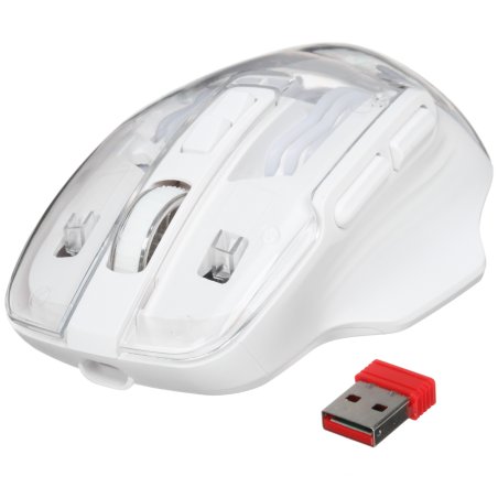 Мышь беспроводная Defender Astro Elite GM-056 белый, 3200 dpi, радиоканал, USB, кнопки - 7