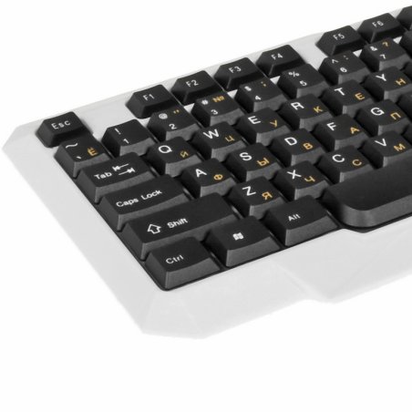 Клавиатура проводная Smartbuy (SBK-333U-WK) ONE USB с подсветкой бело-черная