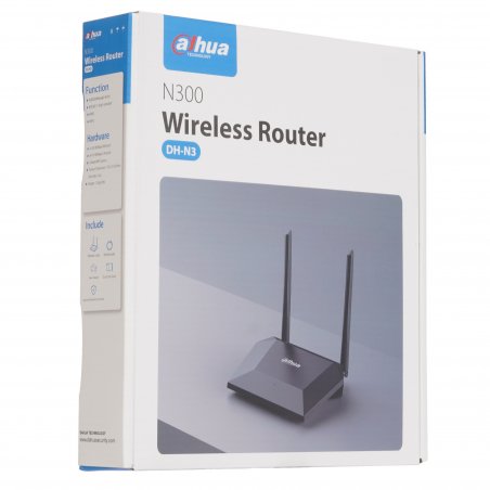 Беспроводной роутер DAHUA DH-N3 1x10/100Мбит/с WAN; 3x10/100Мбит/с LAN; 2.4ГГц: 802.11 b/g/n 300 Мбит/с