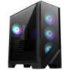 Компьютерный корпус MSI MAG Forge 321R Airflow черный без БП ATX 4x120мм 2xUSB 3.0 1xUSB3.1 audio bott PSU