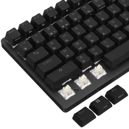 Клавиатура ASUS Strix Scope II 96 гибридная, Bluetooth, радиоканал, чёрный