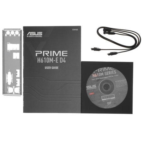 Материнская плата ASUS PRIME H610M-E D4-CSM, LGA 1700, Intel H610, 2xDDR4, 4xSATA, 2xM.2 PCIe 3.0 (x2, x4), 1xPCIe 4.0 x16, 1xPCIe x1, 1xHDMI, 1xDP, 1xVGA, 2xUSB-A 2.0, 2xUSB-A 3.2 Gen 1, 1x 1Gb LAN, 3x3.5 мм, 7.1, mATX