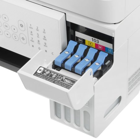 МФУ струйное Epson EcoTank L5296 (C11CJ65411) белый, A4, ч/б печ. 33стр/мин., цв. печ. 15стр/мин., 5760x1440 DPI, 2400х1200 DPI, USB, Ethernet, Wi-Fi