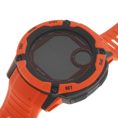 Смарт-часы Garmin Instinct 2X Solar красный 50мм