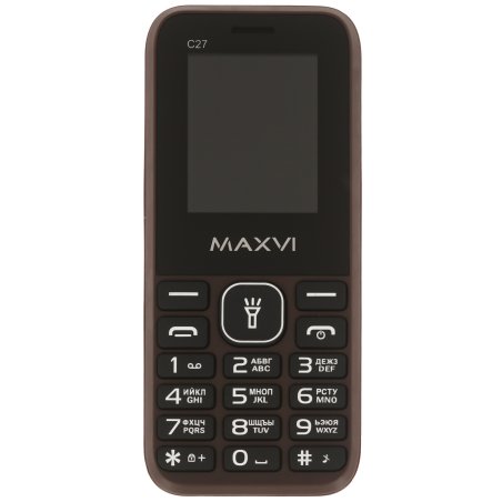 Мобильный телефон Maxvi C27 коричневый