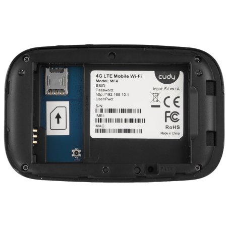 Роутер беспроводной Cudy MF4 Wi-Fi cat.4 черный