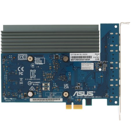 Видеокарта Asus GT730-4H-SL-2GD5 NVIDIA GeForce GT 730 2Gb GDDR5 902/5010 HDMIx4 HDCP Ret