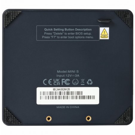Мини ПК Beelink MINI S12, CPU:Intel Alder Lake N95 Processor, 4C/4T, GPU : Intel@ UHD Graphics 1.20 GHZ(16EUs), : 8Gb DDR4 3200MHz RAM 256Gb SSD, Wi-Fi 5; Bluetooth 5.0; LAN 1000M