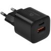 Сетевое зарядное устройство Cablexpert 20Вт, 3А, QC3.0/PD, 1xUSB, 1xType-C, черный, пакет