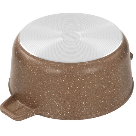 Кастрюля Maunfeld CARMEL MF24CRM01CR, 24 см, 4 л из литого алюминия со стеклянной крышкой