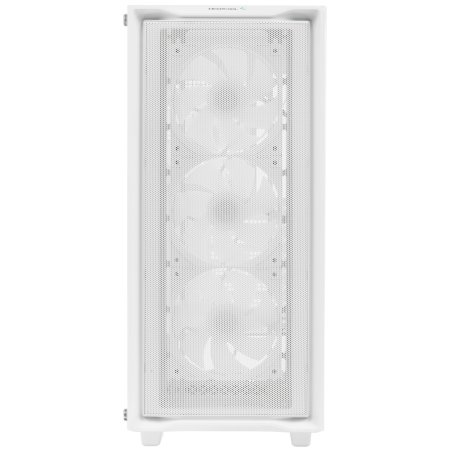 Компьютерный корпус Deepcool CC560 MESH V2 WH без БП, боковое окно (закаленное стекло), 3x120мм ARGb LED вентилятор спереди и 1x120мм ARGb LED вентилятор сзади, белый, ATX