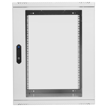Шкаф телеком. настен, 15U, 600x650, дверь стекло (ШРН-15.650) (1 коробка)
