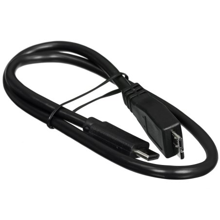 Кабель GoPower Type-C (m)-microUSB-B (m) 0.5м ПВХ черный Premium Zip-Lock c подвесом (1/200)