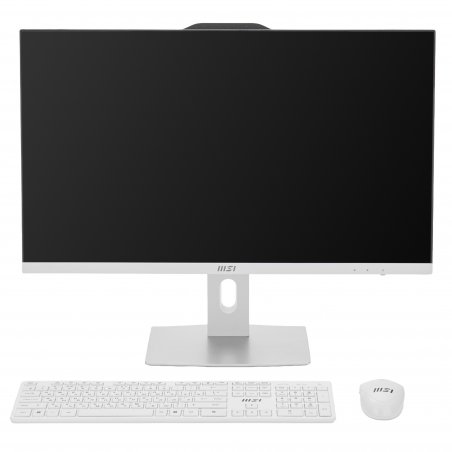 Моноблок MSI PRO AP272P 14M-617XRU 27"(1920x1080 IPS)/Intel Core i5 14400(2.5Ghz)/16Gb/512PCISSDGb/noDVD/Int:Intel UHD Graphics 730/Cam/BT/WiFi/-/war 1y/4.63kg/белый/noOS + Wireless KB+M (9S6-AF8322-1060)