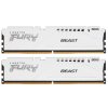 Оперативная память Kingston Fury Beast, DDR5, 64Gb (2x32 GB), 6000 MHz, CL36, DIMM, радиатор, белый
