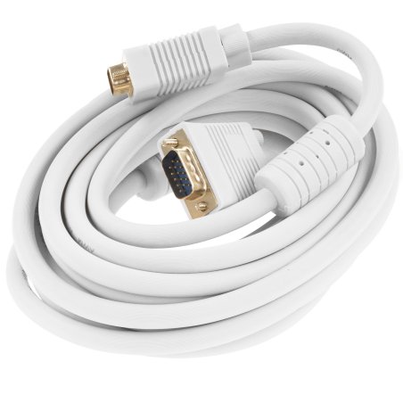 Кабель Gembird/Cablexpert CC-PPVGA-5M, Кабель VGA Premium, 15M/15M,5.0м, серый, тройной экран, феррит.кольца