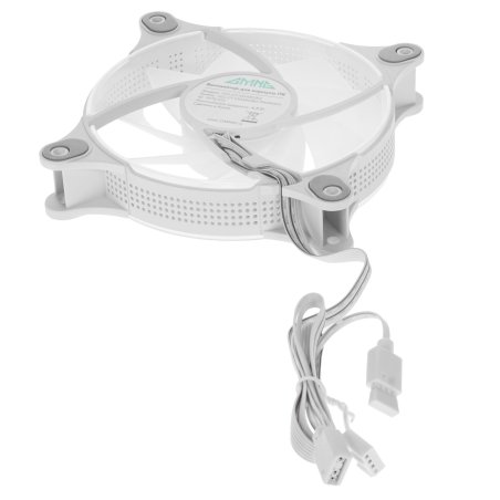 Вентилятор для корпуса GMNG GG-CF120ARGb4-PWMWH белый, 120 мм, 2000 об/мин, 26 дБ, 4 pin