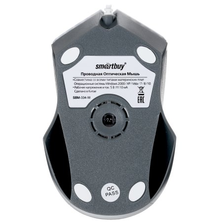 Мышь проводная Smartbuy ONE 338 белая SBM-338-W