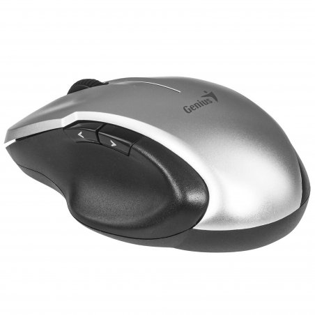Мышь беспроводная Genius Ergo 8200S серебристый, 1200 dpi, радиоканал, USB, кнопки - 5