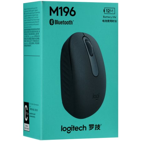 Мышь беспроводная Logitech M235 серый/черный, 1000 dpi, радиоканал, USB, кнопки - 3