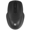 Мышь беспроводная Defender Feam MM-296 черный, 1600 dpi, радиоканал, USB, кнопки - 4