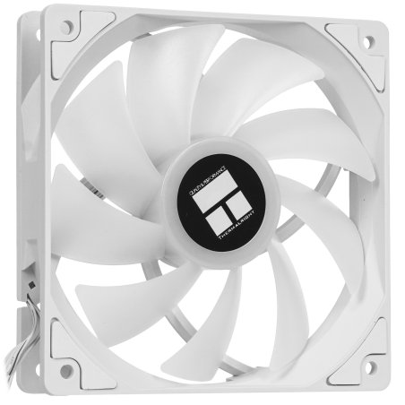 Кулер для корпуса Thermalright TL-C12CW-S (120x120x25мм, 4-pin PWM, ARGb, 66.17CFM, 25.6dBA, 1550RPM, белый)