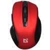Мышь беспроводная Defender Prime MB-053 красный, 1600 dpi, радиоканал, USB, кнопки - 6