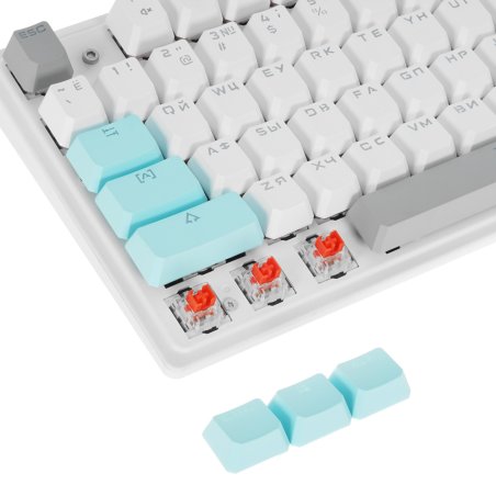 Клавиатура проводная A4Tech Bloody S510N USB белый