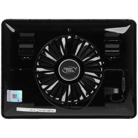 Подставка Deepcool MULTI CORE X8 (MULTICOREX8) 17"381x268x29мм 23дБ 2xUSB 4x 100ммFAN 1290г алюминий/пластик черный