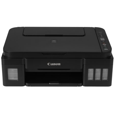 МФУ струйное Canon PIXMA G2410 (2313C009), A4, цветной, печ. 8.8 стр/мин (ч/б) 5 стр/мин (цвет), скан. до 19 стр/мин., 1200 x 4800 dpi (принтер) 1200x600dpi (сканер), USB