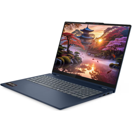 Ноутбук Lenovo IdeaPad 5 2-in-1 16AKP10 AMD Ryzen AI 7 350 2000MHz/16"/1920x1200/16Gb/512Gb SSD/AMD Radeon 860M/Wi-Fi/Bluetooth/Windows 11 Home (83KU000QUS ) Blue