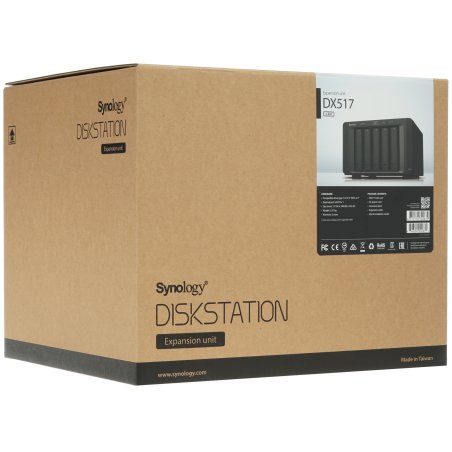 Модуль расширения СХД Synology 5BAY NO HDD ESATA DX517