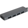 Baseus UltraJoy Series 4-Port HUB Lite 15cm Space Grey USB-A to USB 3.0*4+USB-C 5V, B0005280B811-10