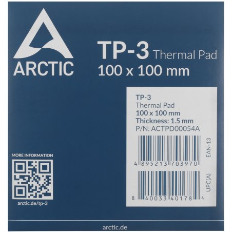 Термопрокладка Arctic Thermal pad 120x20мм, 0.5мм - 4 Pack TP-3 (ACTPD00055A)