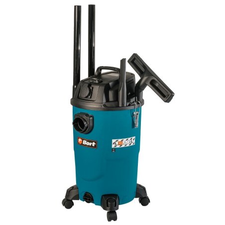 Строительный пылесос Bort BSS-1430-P 1400Вт (уборка: сухая/влажная) синий
