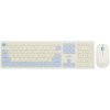 Комплект клавиатура + мышь Acer OCC205 беспроводной USB, 1200 dpi, белый/голубой