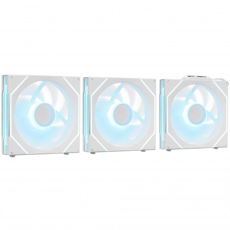 Вентилятор для корпуса Lian-Li Uni Fan SL-INF Wireless 120 ARGB 120х124.5x28 белый 4-pin 29.2дБ (упак.:3шт) (G99.12SLIN1W3W.R0) Ret