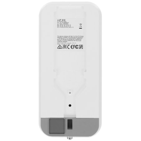 Точка доступа wAP 60G Mikrotik RbwAPG-60ad with Phase array 60 degree 60GHz antenna, 802.11ad wireless, 716MHz CPU, 256MB RAM, 1x Gigabit LAN, POE, PSU, outdoor enclosure, RouterOS L3 (CPE)