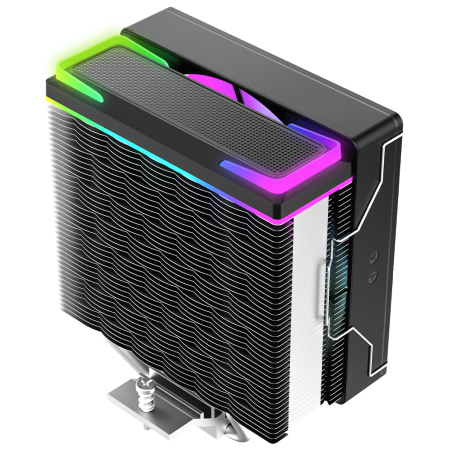 Кулер для процессора Cooler Ocypus Delta A40 BK ARGb Delta-A40-BK1NAWN00X-GL черный 120мм алюминий+медь 2000rpm 29db 4-pin 220W 156мм