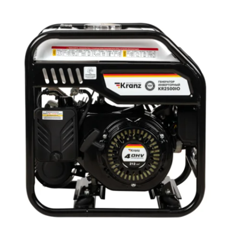 Электрогенератор бензиновый инверторный Kranz KR3500IO, 3.5 кВт, 96 дБ, 27 кг