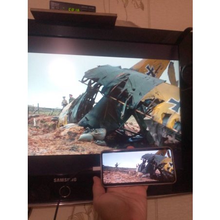 Кабель-адаптер USB3.1 Type-Cm --> HDMI A(m) 4K@60Hz, 1.8m, Telecom TCC008T-1.8M