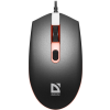 Мышь проводная Defender Dot MB-986 черный, 1600 dpi, USB, кнопки - 4