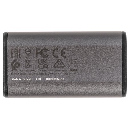Внешний SSD ADATA Elite SE880, 4TB, USB 3.2 Gen 2x2 Type-C, R/W 2000/2000, серый