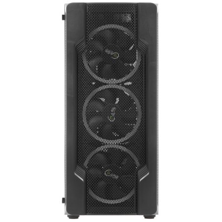 Компьютерный корпус Powercase Mistral X4 Mesh LED, Tempered Glass, 4x 120мм 5-color fan, черный, ATX (CMIXB-L4)