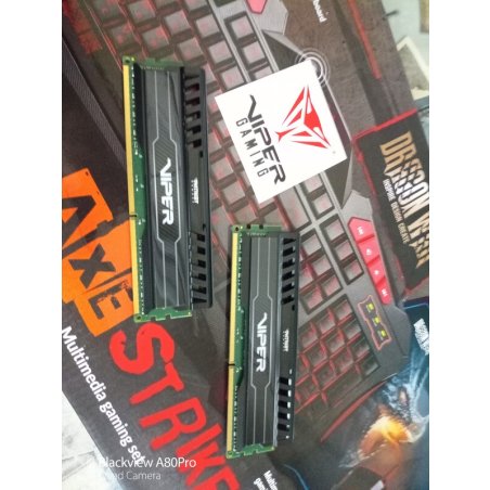 Оперативная память Patriot Viper 3, DDR3, 16Gb (2x8 GB), 1600 MHz, CL10, DIMM, радиатор, черный